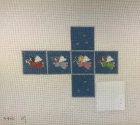 * Susan Roberts Needlepoint Design, Inc 5350 Flying Angels Cube