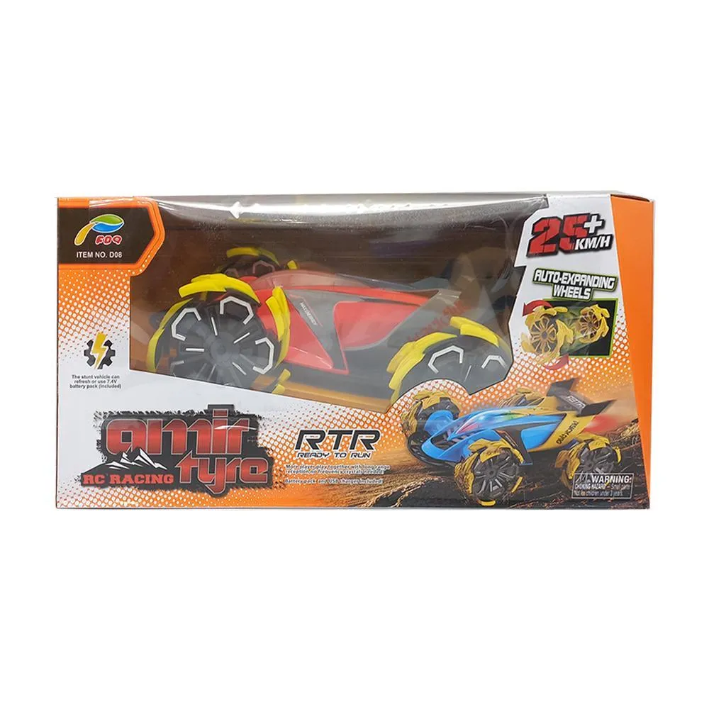 1:12 2.4G 6CH RC Spray Variant Explosive Wheel Stunt car (battery charge light music)