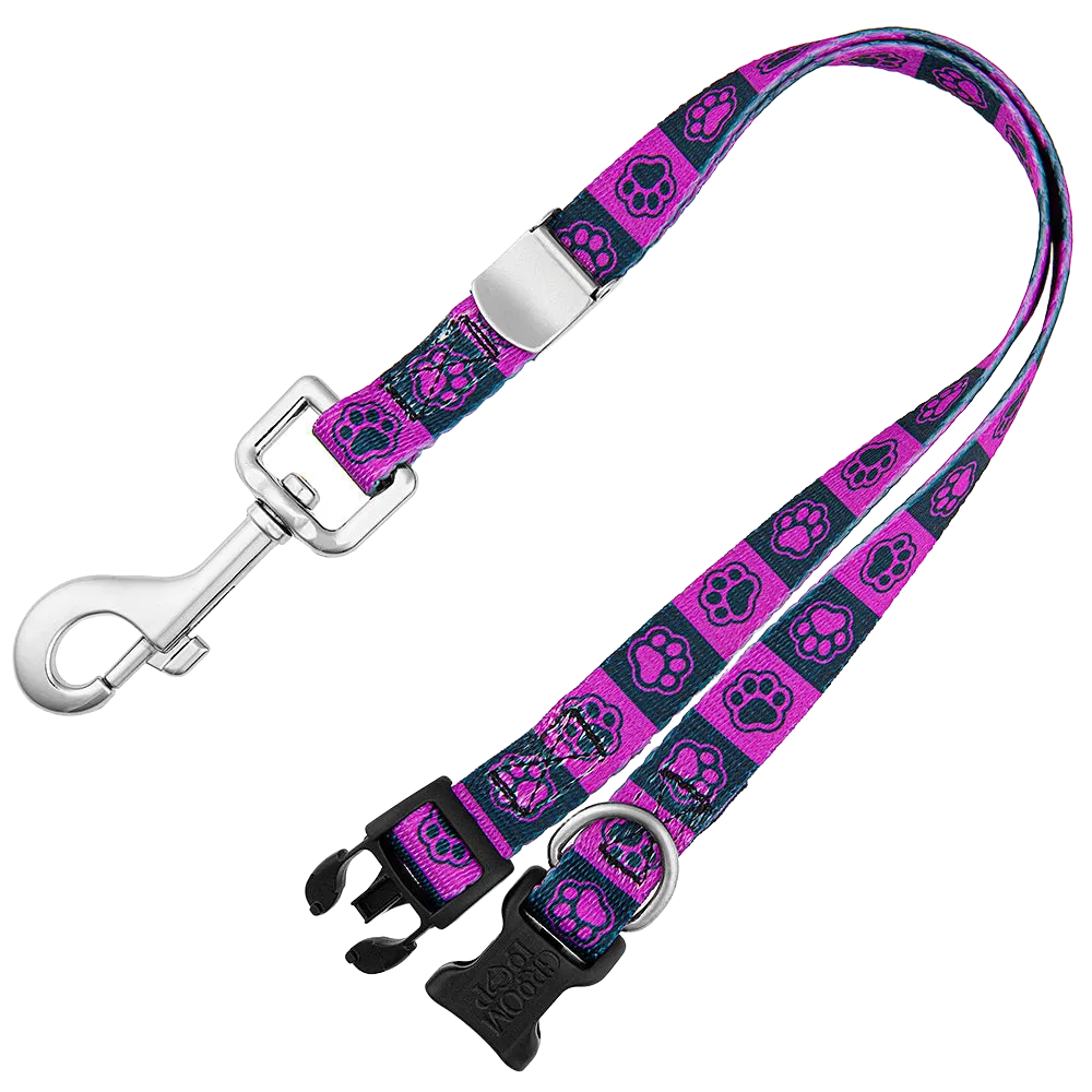 16" Polyester Loop Purple Checkers by Groom Loop