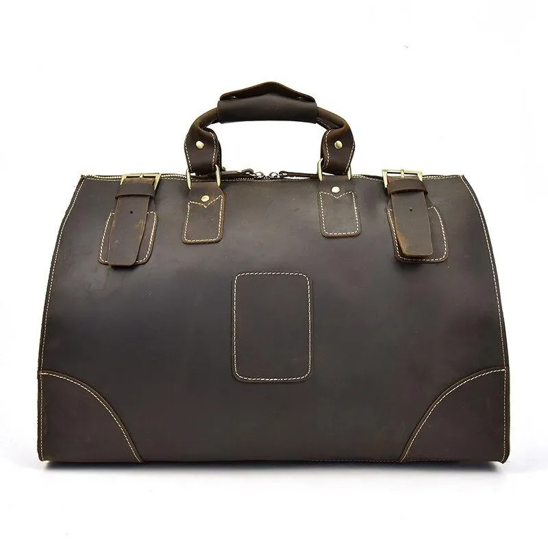Alastair Crazy Horse Leather Duffel Bag