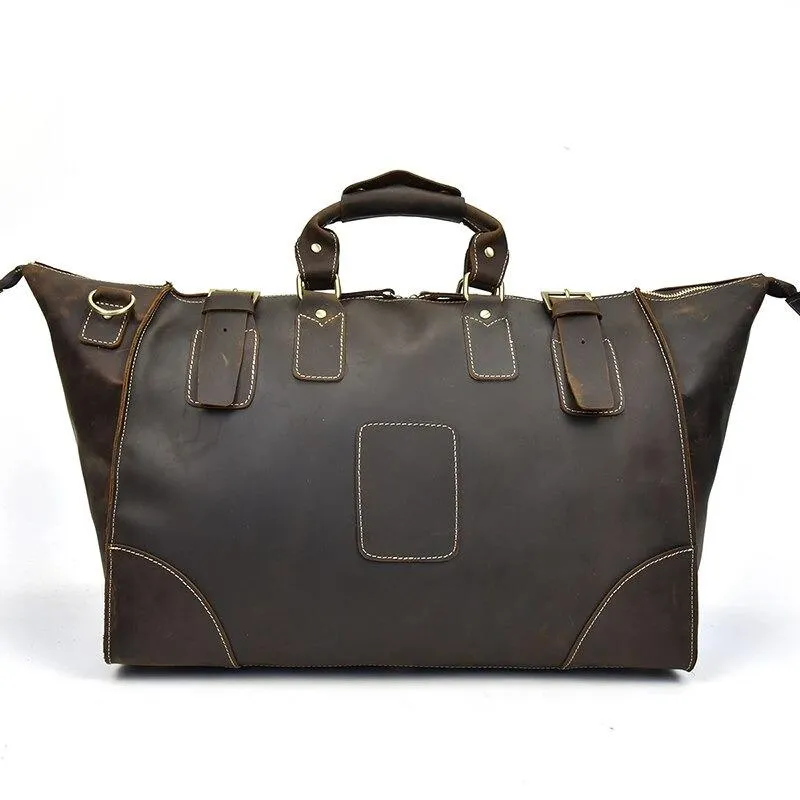 Alastair Crazy Horse Leather Duffel Bag