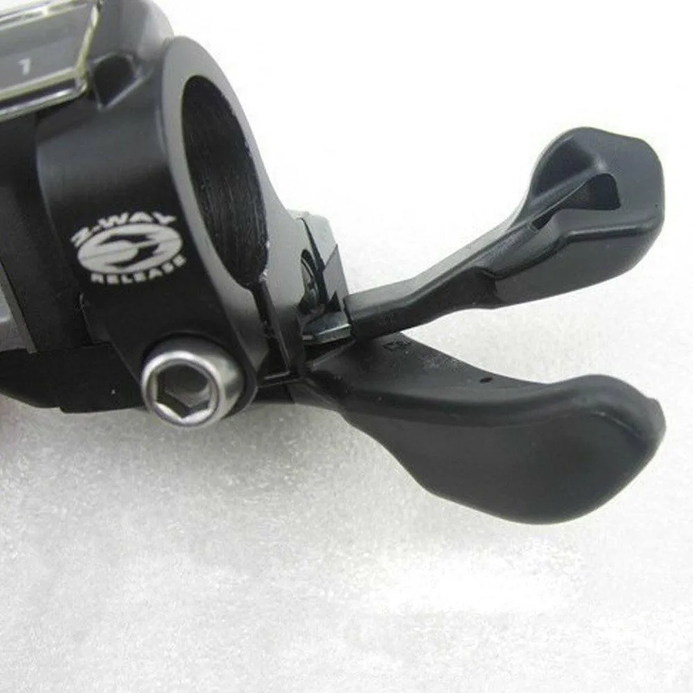 Aluminum Alloy Principal Part Resin Outshell Bike Speeds Shifter Trigger Set Left 3-speed Right 9-speed Adjustable