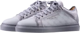 BNJ ODIN ICE GREY  MONOGRAM EMBOSSED MATT NAPPA