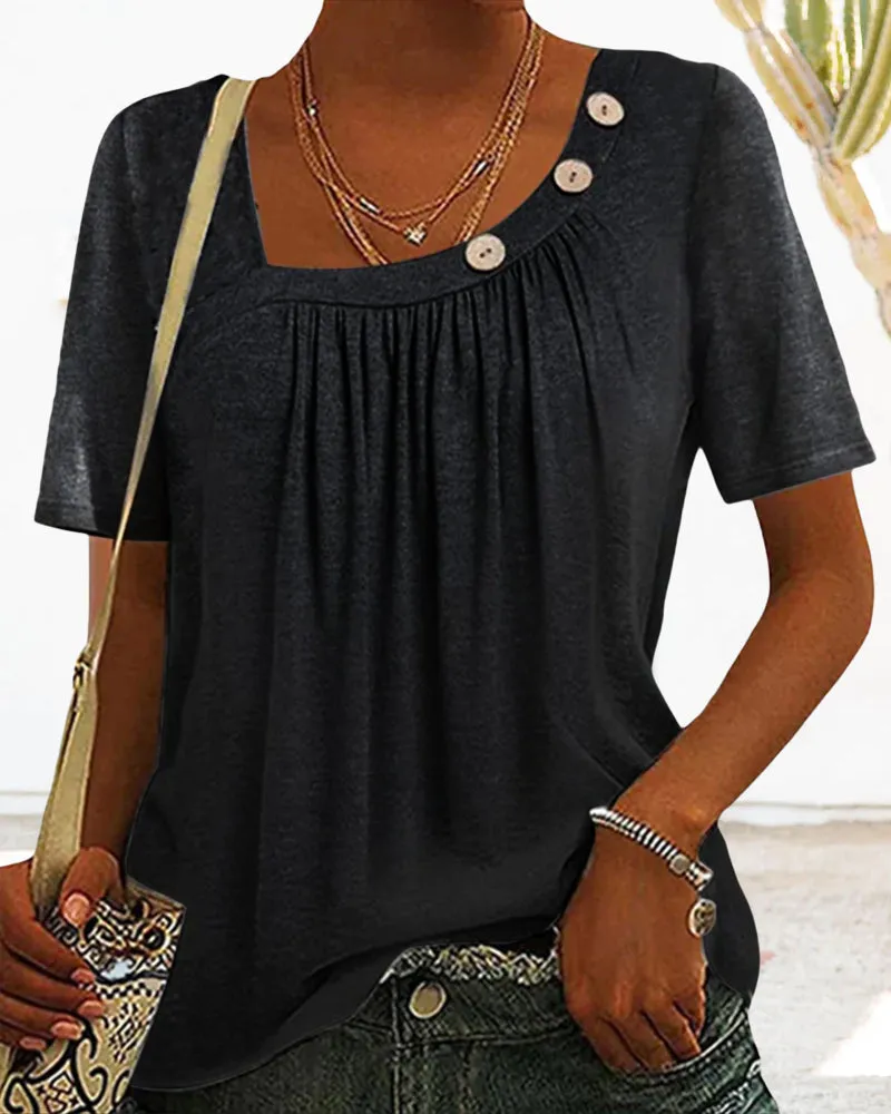 Comfortable short sleeve top