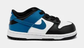 Dunk Low Infant Toddler Lifestyle Shoes (Summit White/Black/White/Industrial Blue)