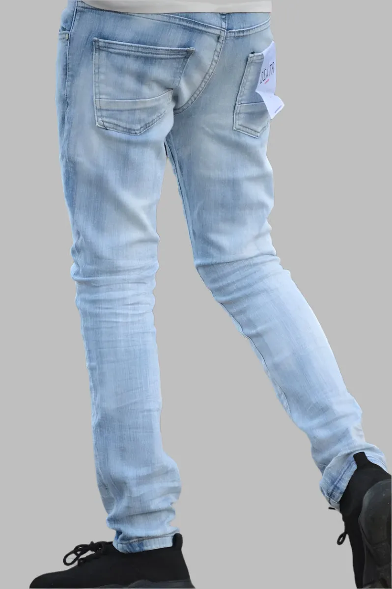 DZTR Kids Stretch Jeans (Light Blue) - DZTR-K-025