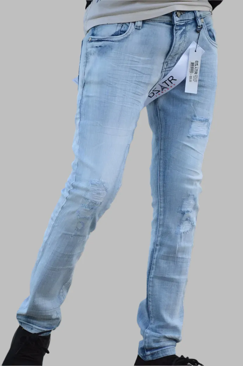 DZTR Kids Stretch Jeans (Light Blue) - DZTR-K-025