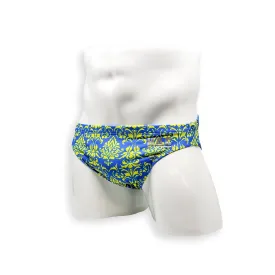 Everyday Swim Brief - Blue Damask