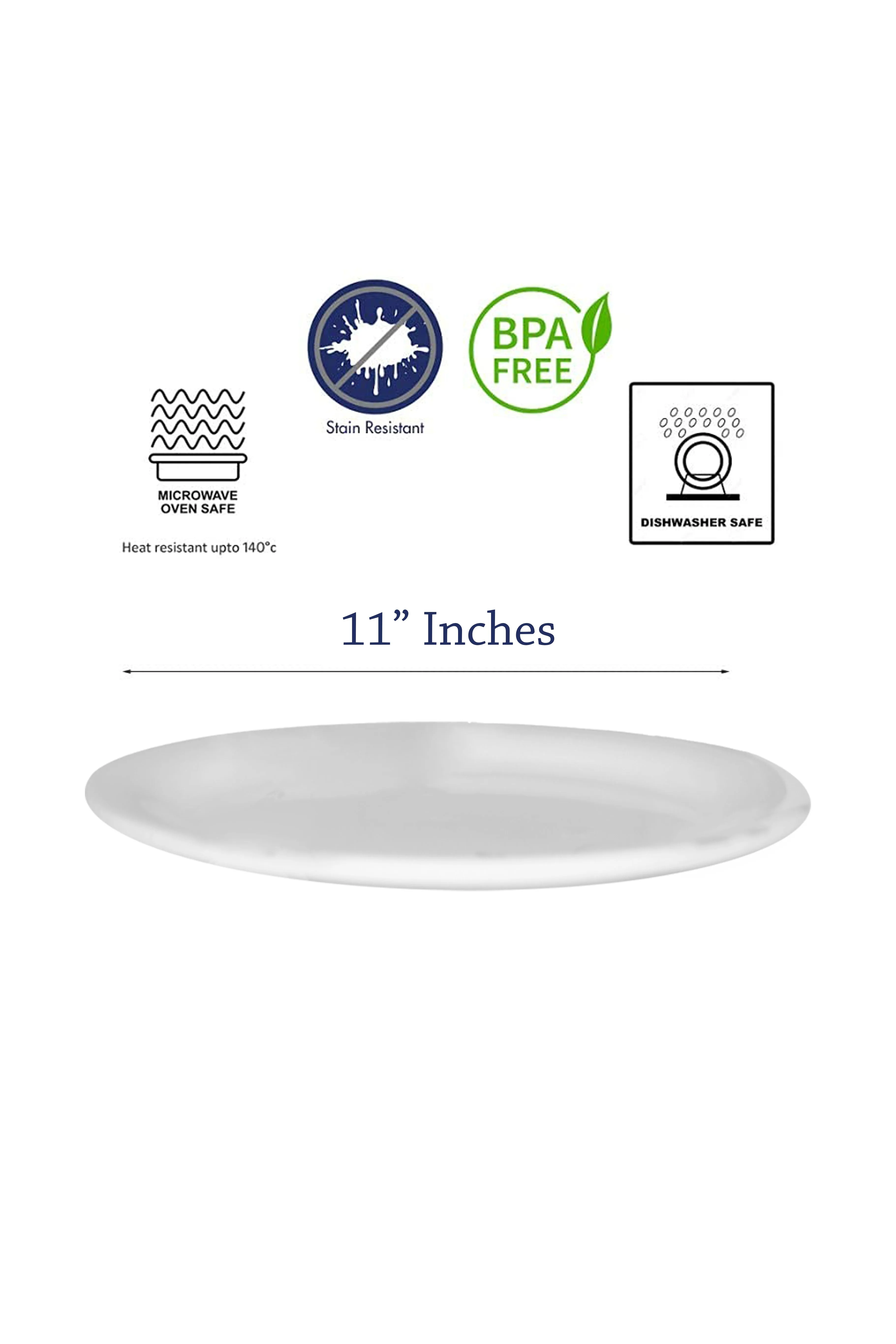 Exclusive 11" Dinner Plate Melamine Classic Gold. (4041)