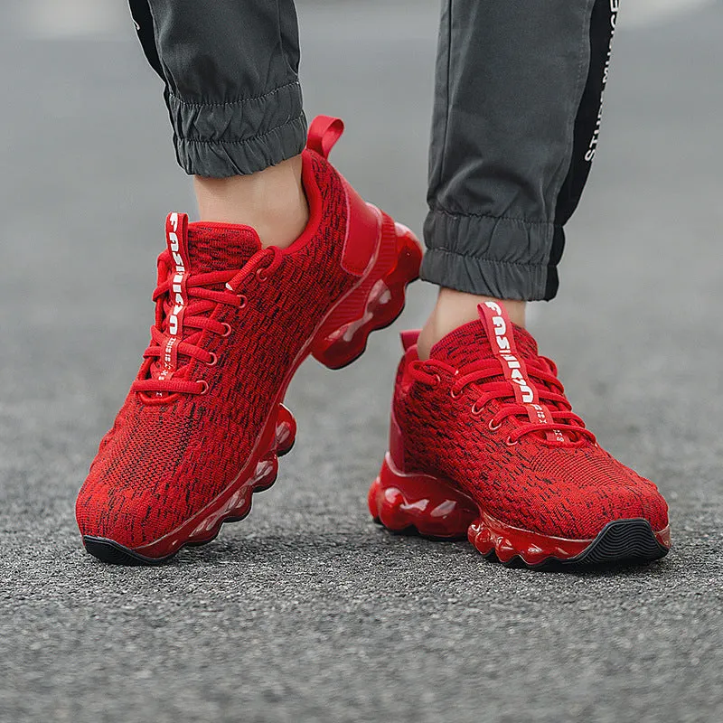 Flying Woven Mesh Breathable Running Shoes