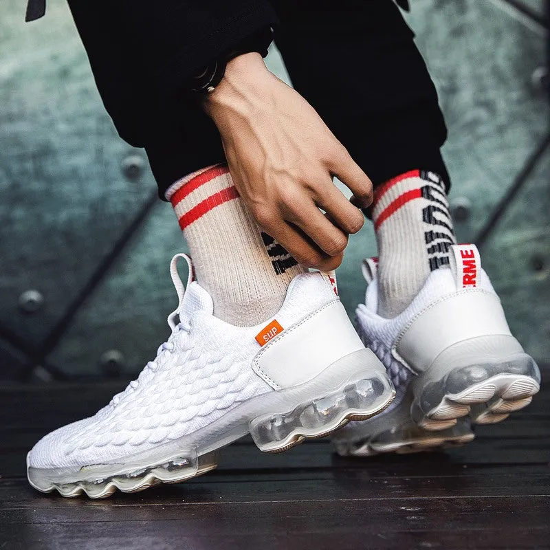 Flying Woven Mesh Breathable Running Shoes