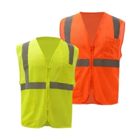 GSS Standard Class 2 Mesh Zipper Safety Vest