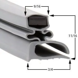 Jordon-Fogel 24 x 62 Door Gasket - Size 24 x 62 Compatible with Jordon-Fogel 7-3-8x24-1-4