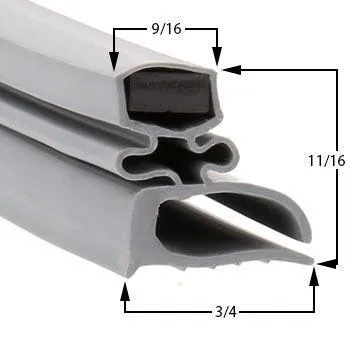 Jordon-Fogel 24 x 62 Door Gasket - Size 24 x 62 Compatible with Jordon-Fogel 7-3-8x24-1-4