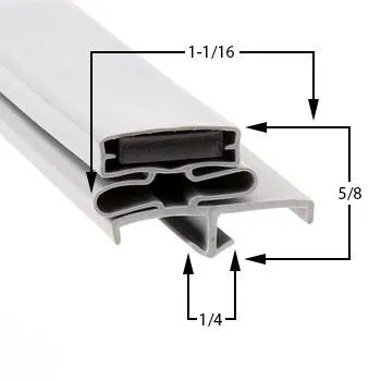 Jordon-Fogel AKT48 Cooler / Freezer / Refrigerator Compatible Door Gasket Part# (GA-115)
