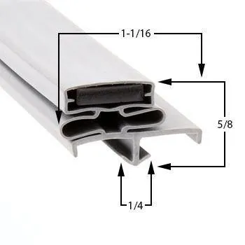 Jordon-Fogel GA-142 Door Gasket - Size 31-1/4 x 66-1/4 Compatible with Jordon-Fogel GA-142