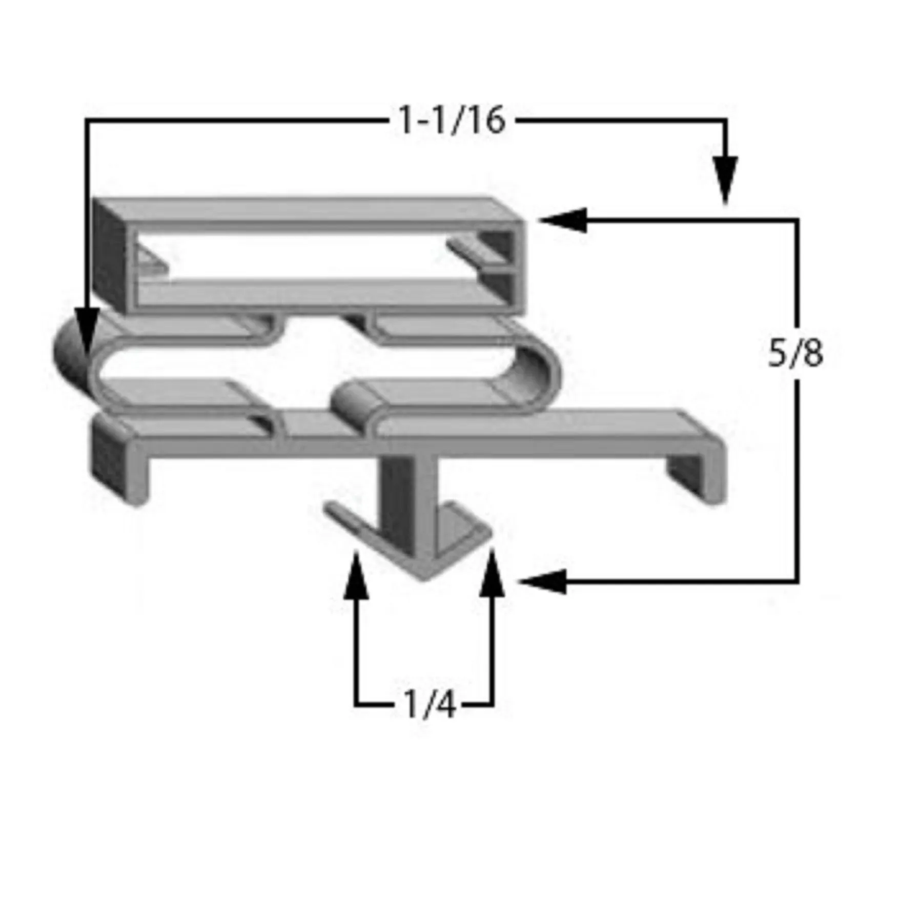 Jordon GA2155 Compatible Door Gasket