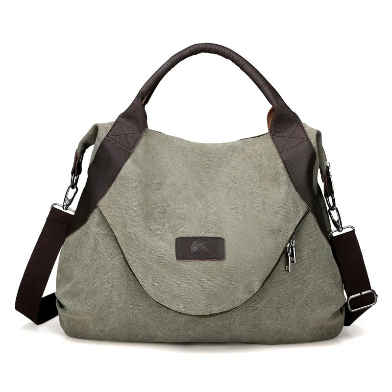 Kvky Brand Large Pocket Casual Tote