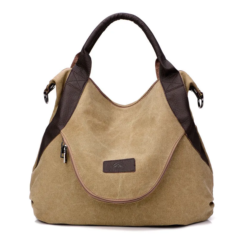 Kvky Brand Large Pocket Casual Tote