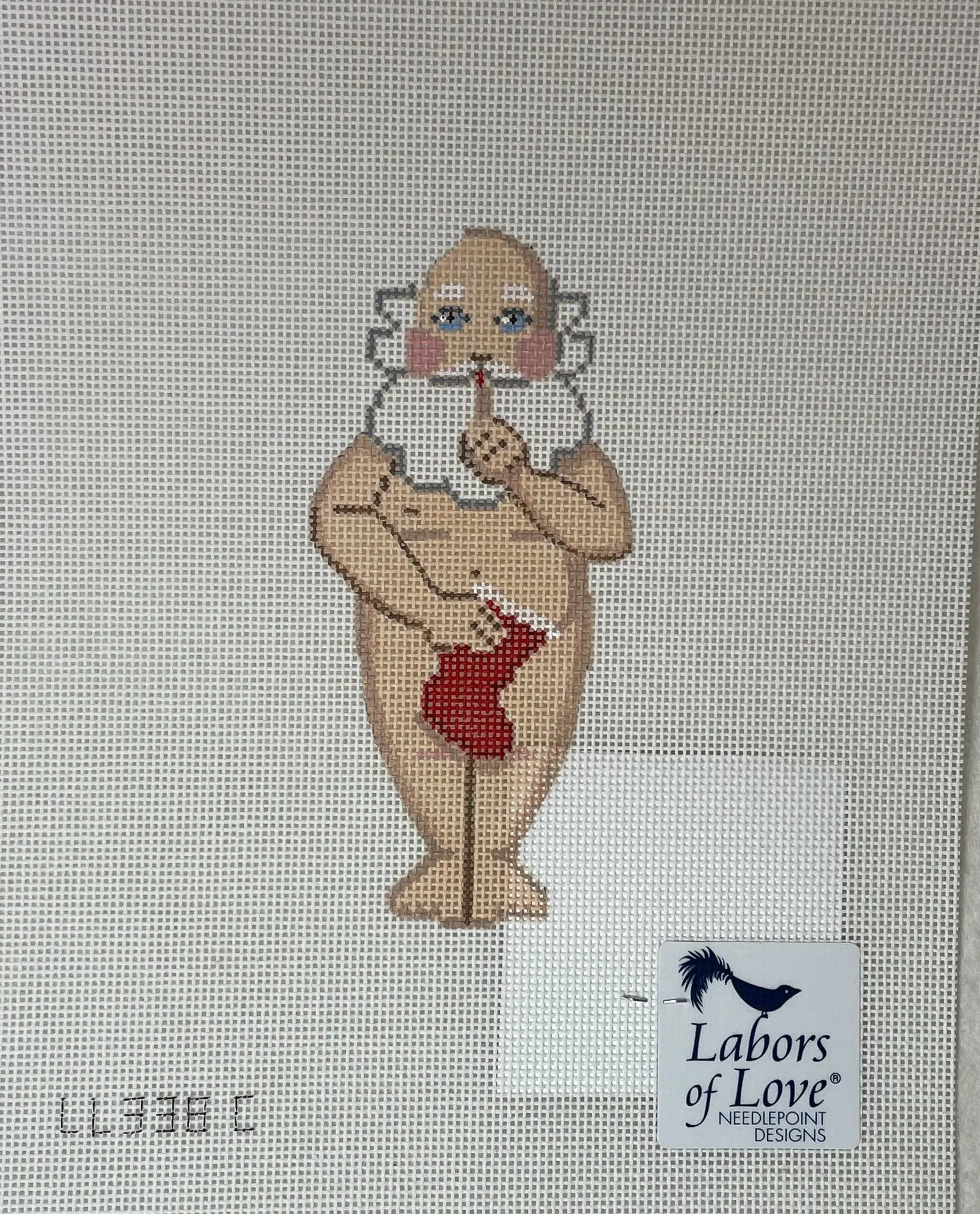Labors of Love LL338C Naked Santa with Stocking