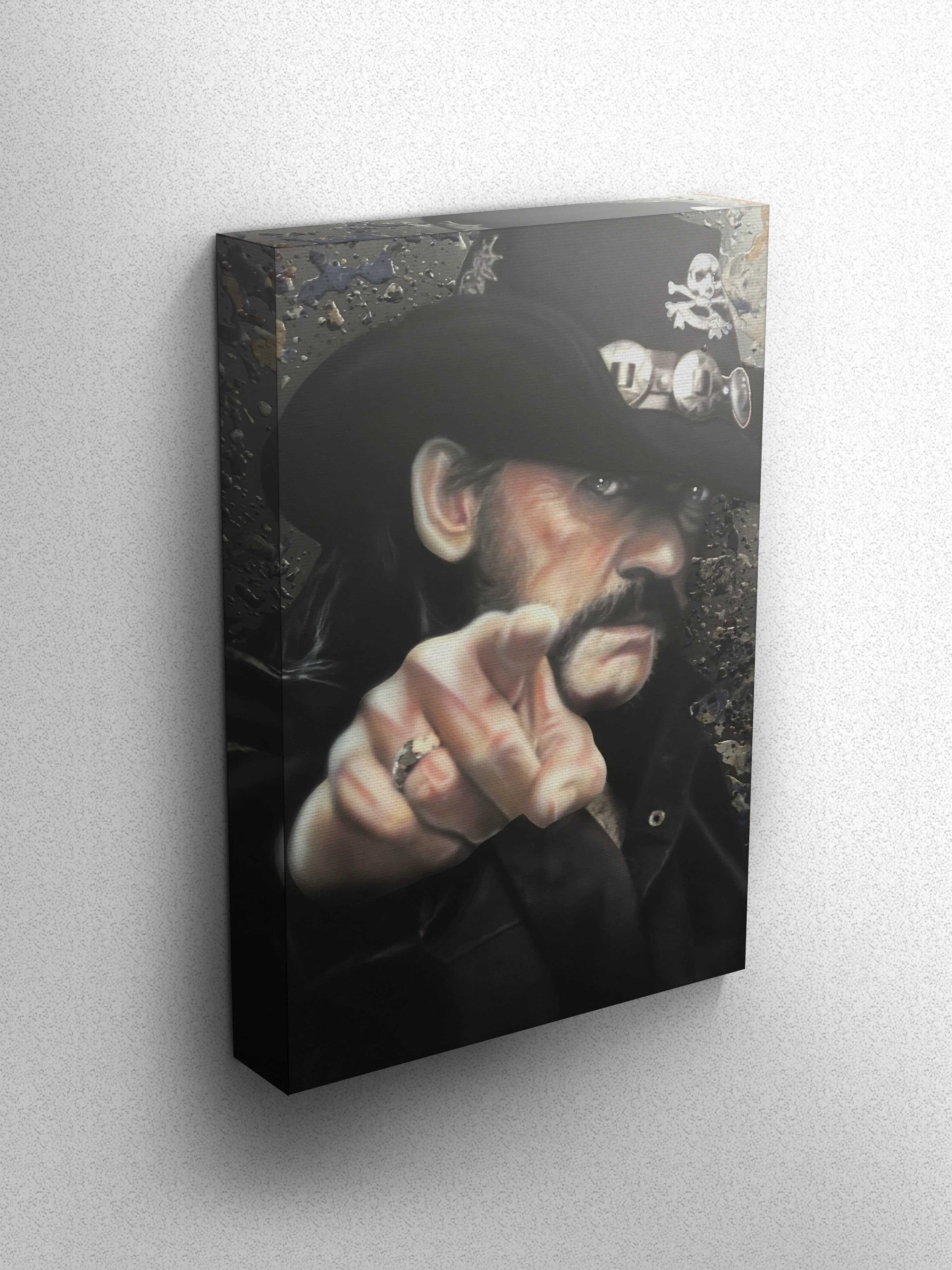 Lemmy – Motorhead canvas celebrity portrait