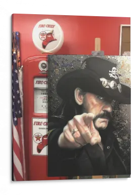 Lemmy – Motorhead canvas celebrity portrait