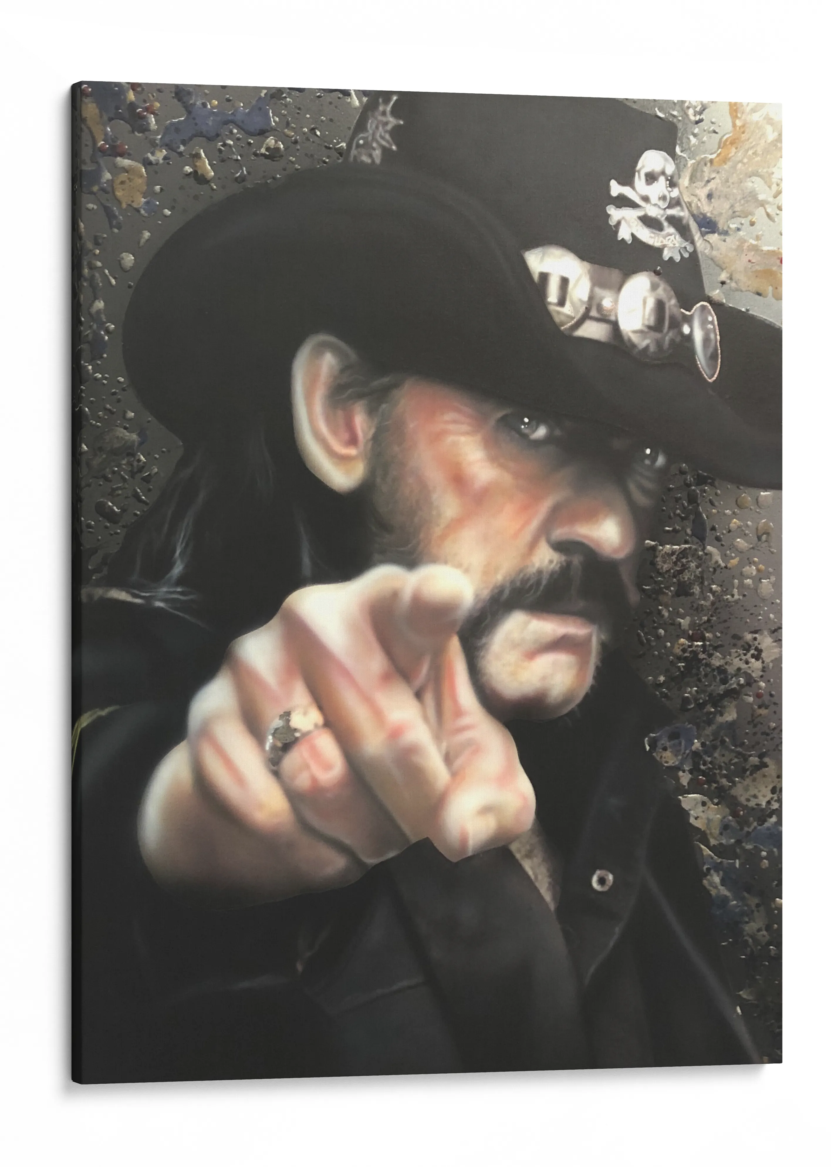 Lemmy – Motorhead canvas celebrity portrait