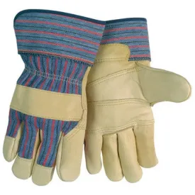 MCR Safety Economy Patch Leather Palm Gloves 1931L (12 pairs)