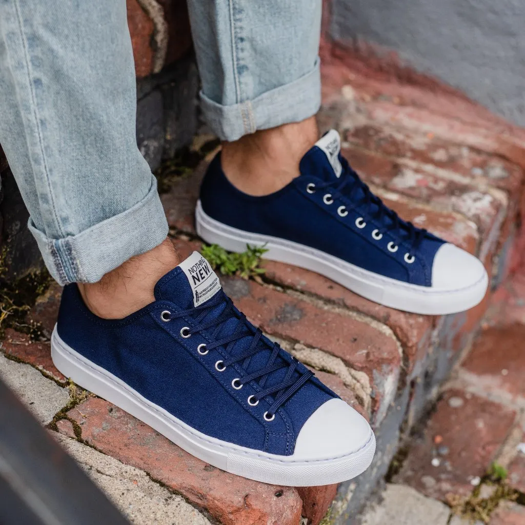 Men's Classic Low Top | Navy x White
