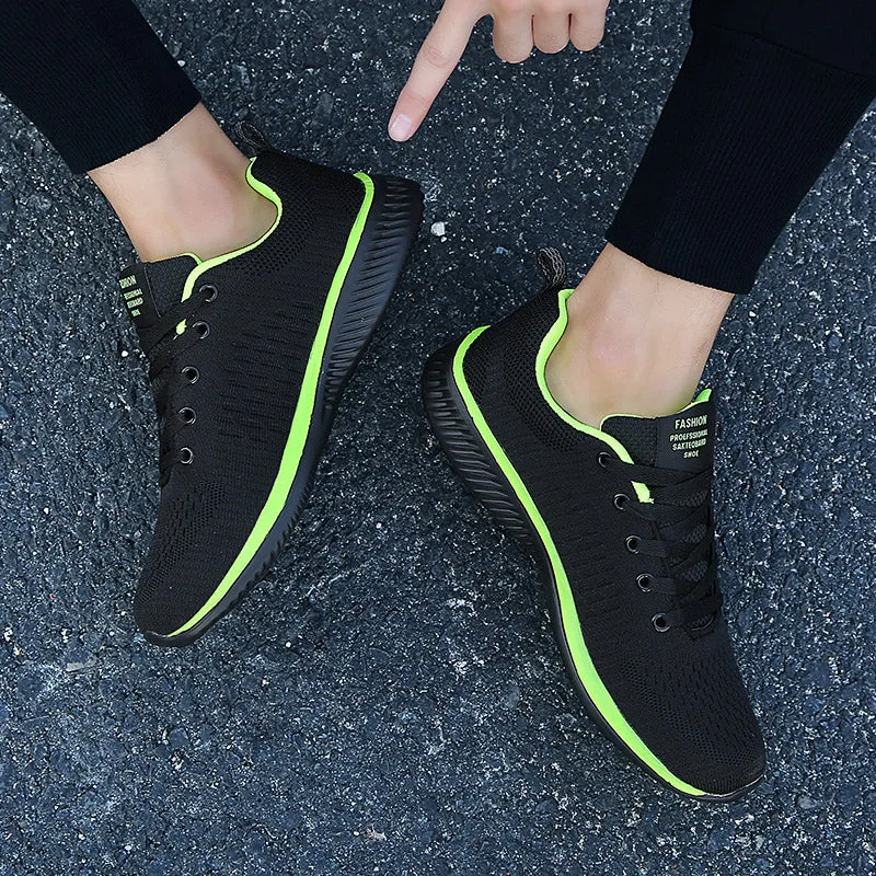Men's Flying Woven Lightweight Breathable Running Shoes