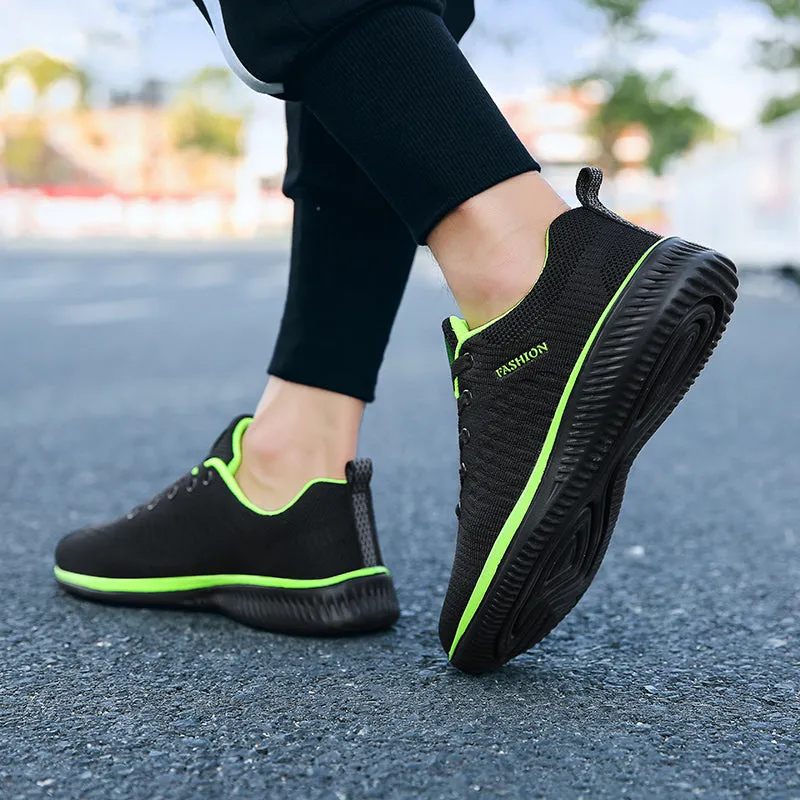 Men's Flying Woven Lightweight Breathable Running Shoes