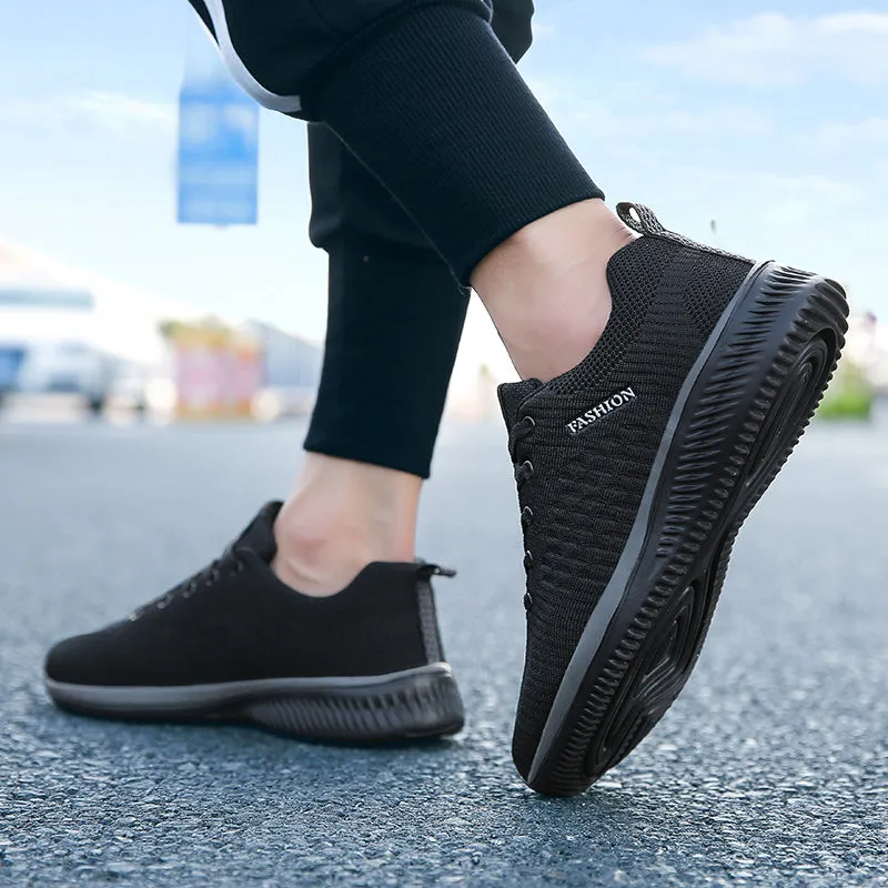 Men's Flying Woven Lightweight Breathable Running Shoes