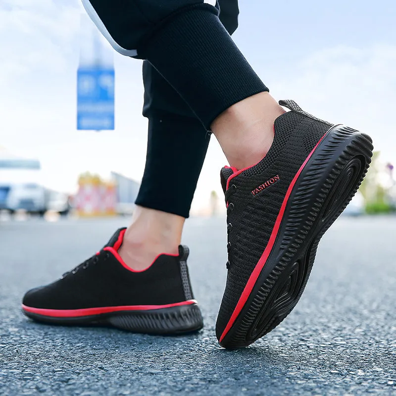 Men's Flying Woven Lightweight Breathable Running Shoes
