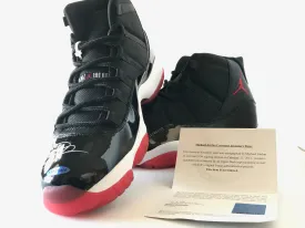 Michael Jordan Chicago Bulls Autographed UDA Air Jordan's 11 Basketball Shoes