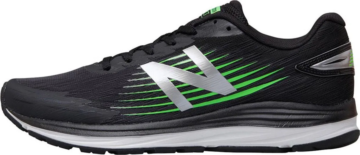 New Balance men's Synact running trainer black/green
