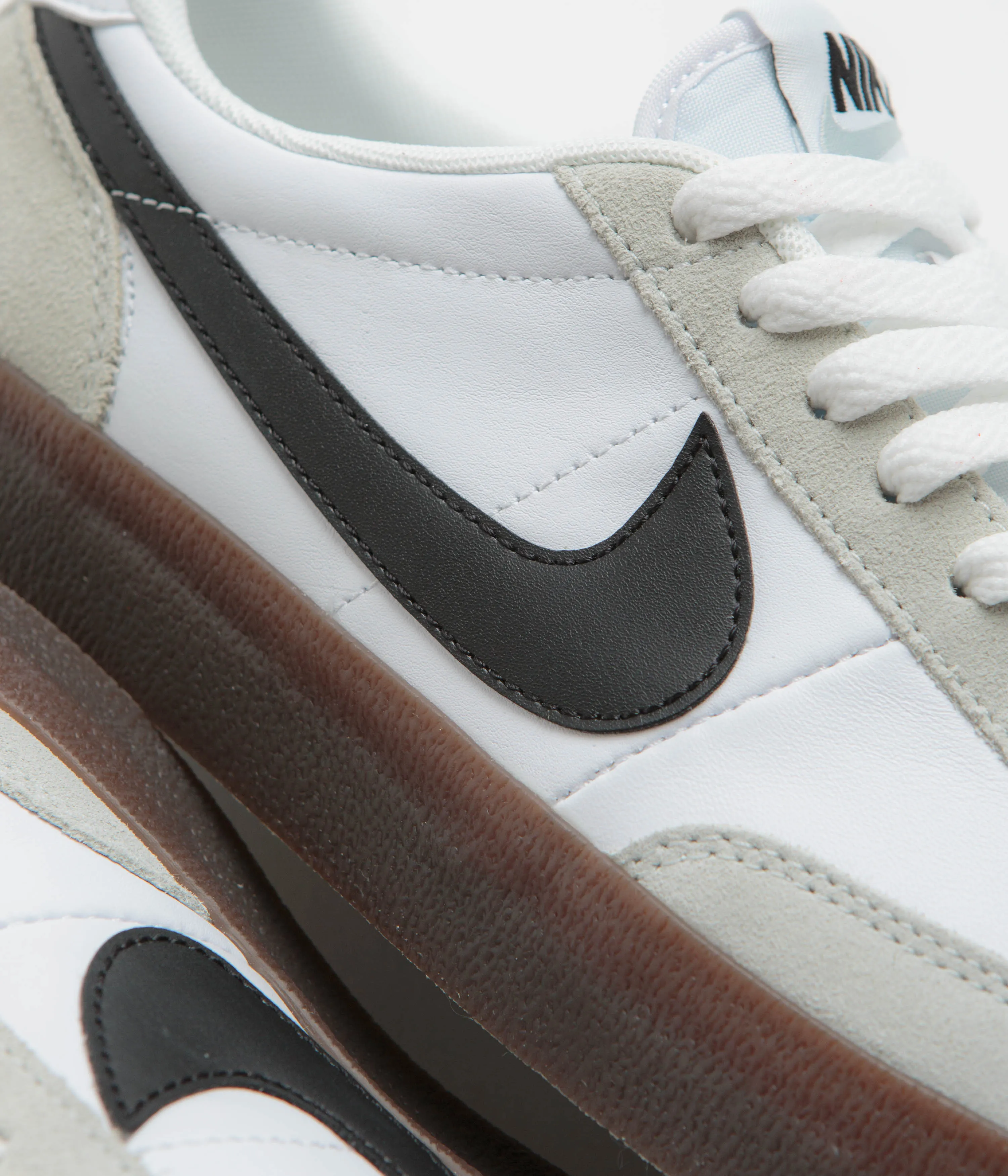 Nike Killshot 2 Leather Shoes - White / Black - Light Silver - Gum Dark Brown