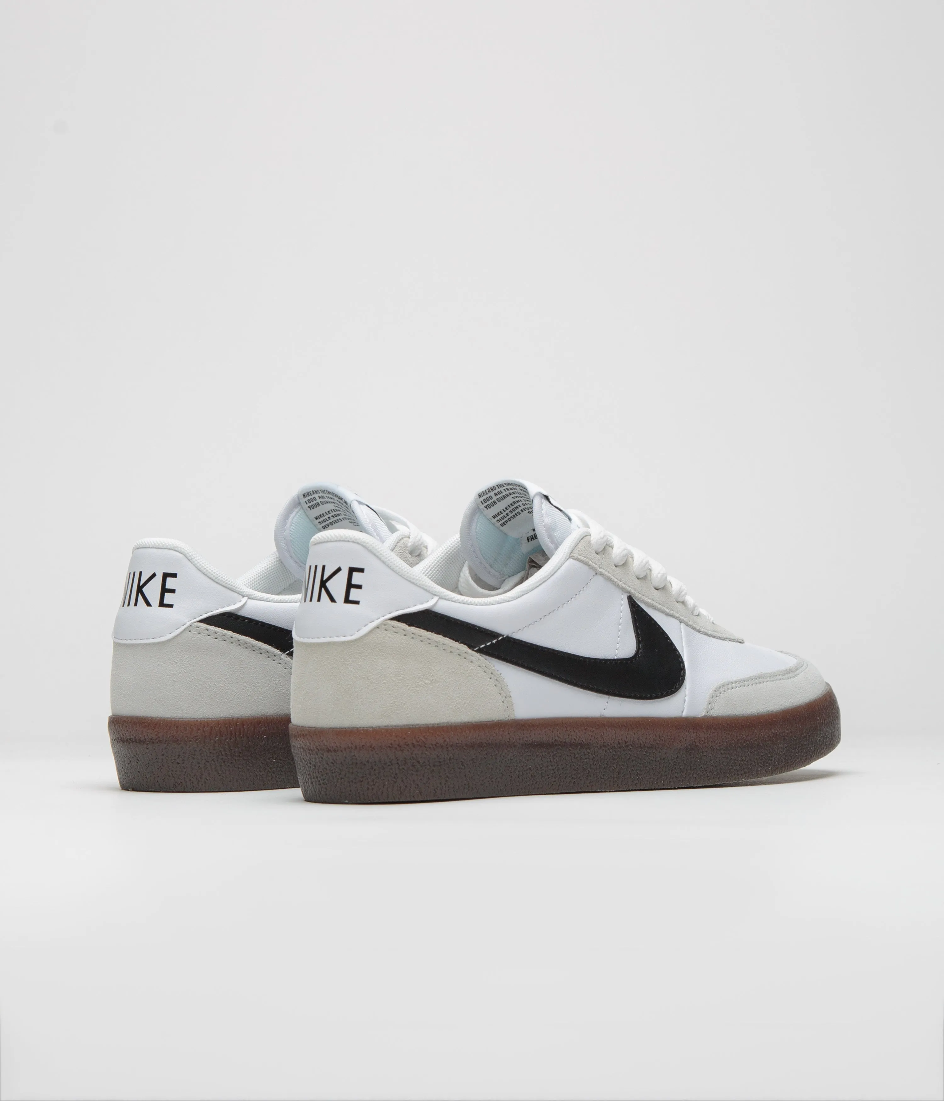 Nike Killshot 2 Leather Shoes - White / Black - Light Silver - Gum Dark Brown