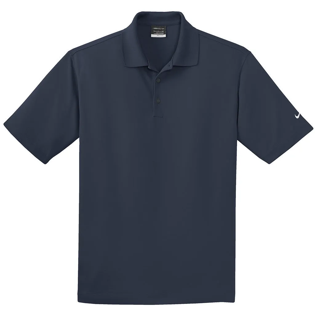 Nike Men's Navy Dri-FIT S/S Micro Pique Polo