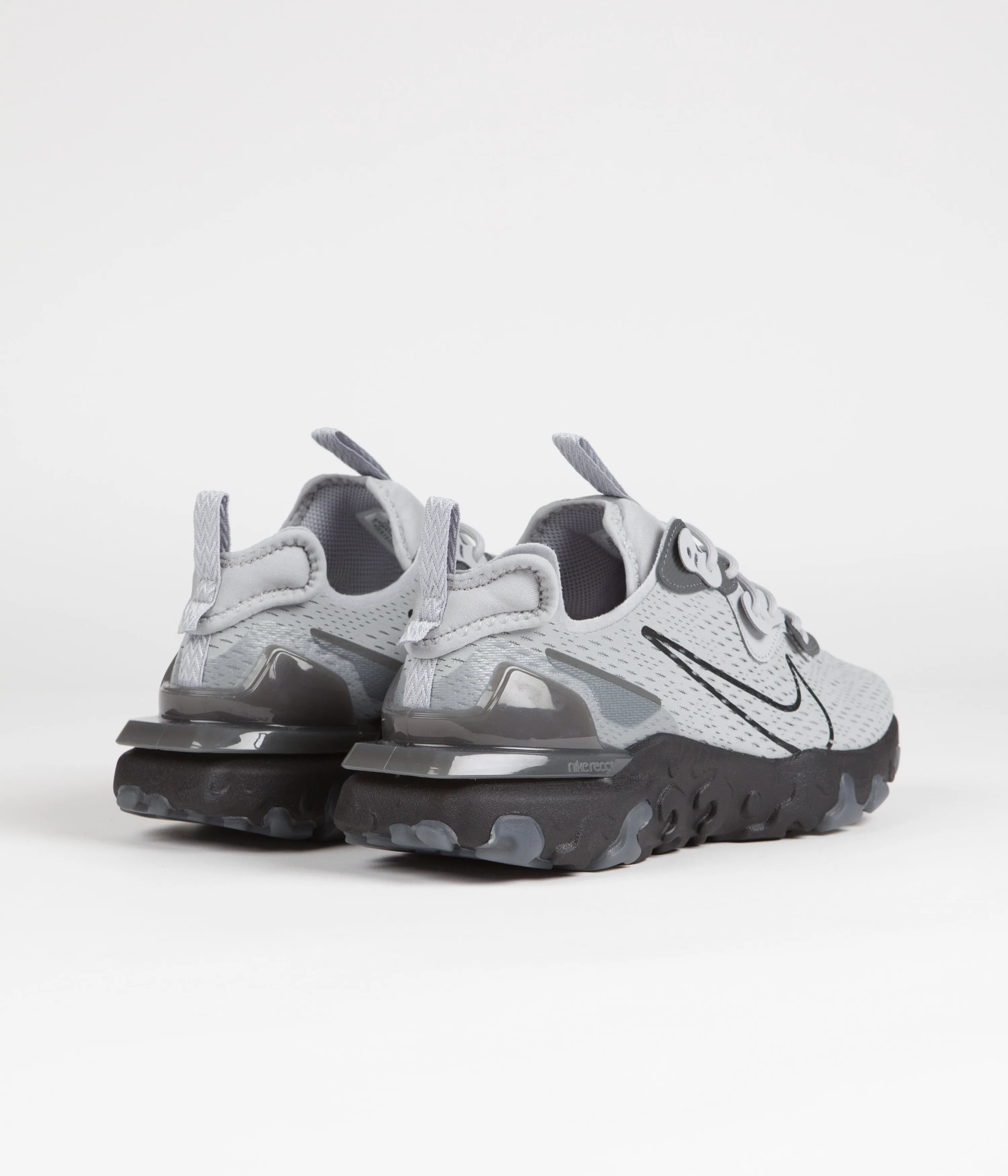 Nike React Vision Shoes - Wolf Grey / Black - Iron Grey