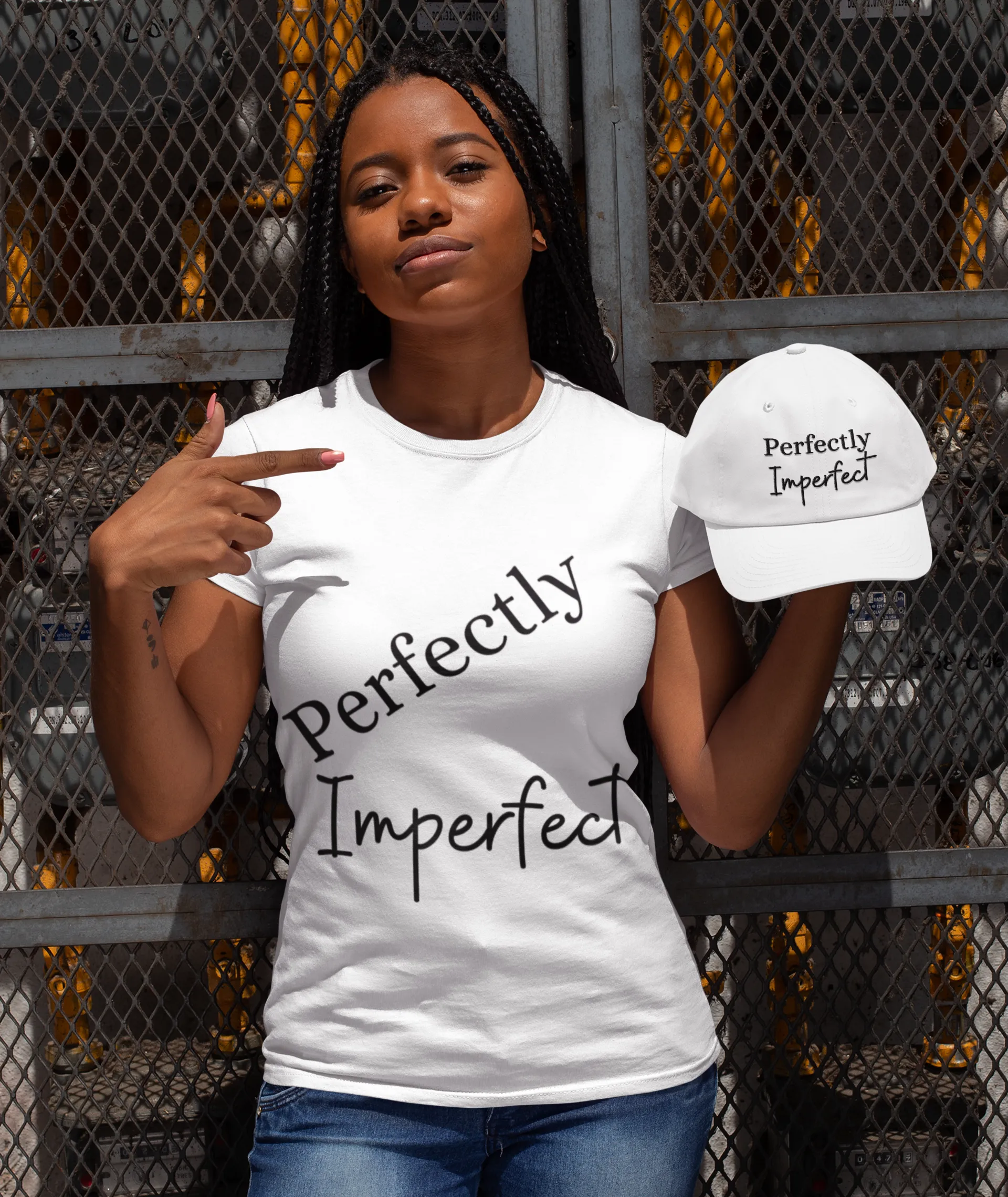Perfectly Imperfect Brand Cap Hat