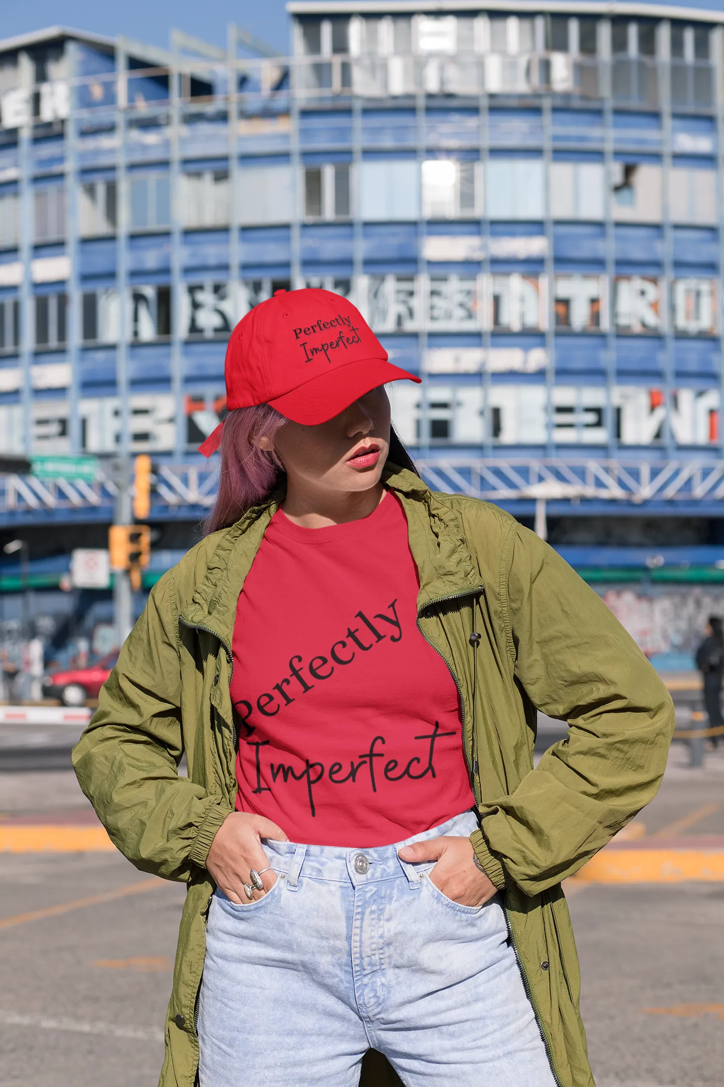 Perfectly Imperfect Brand Cap Hat