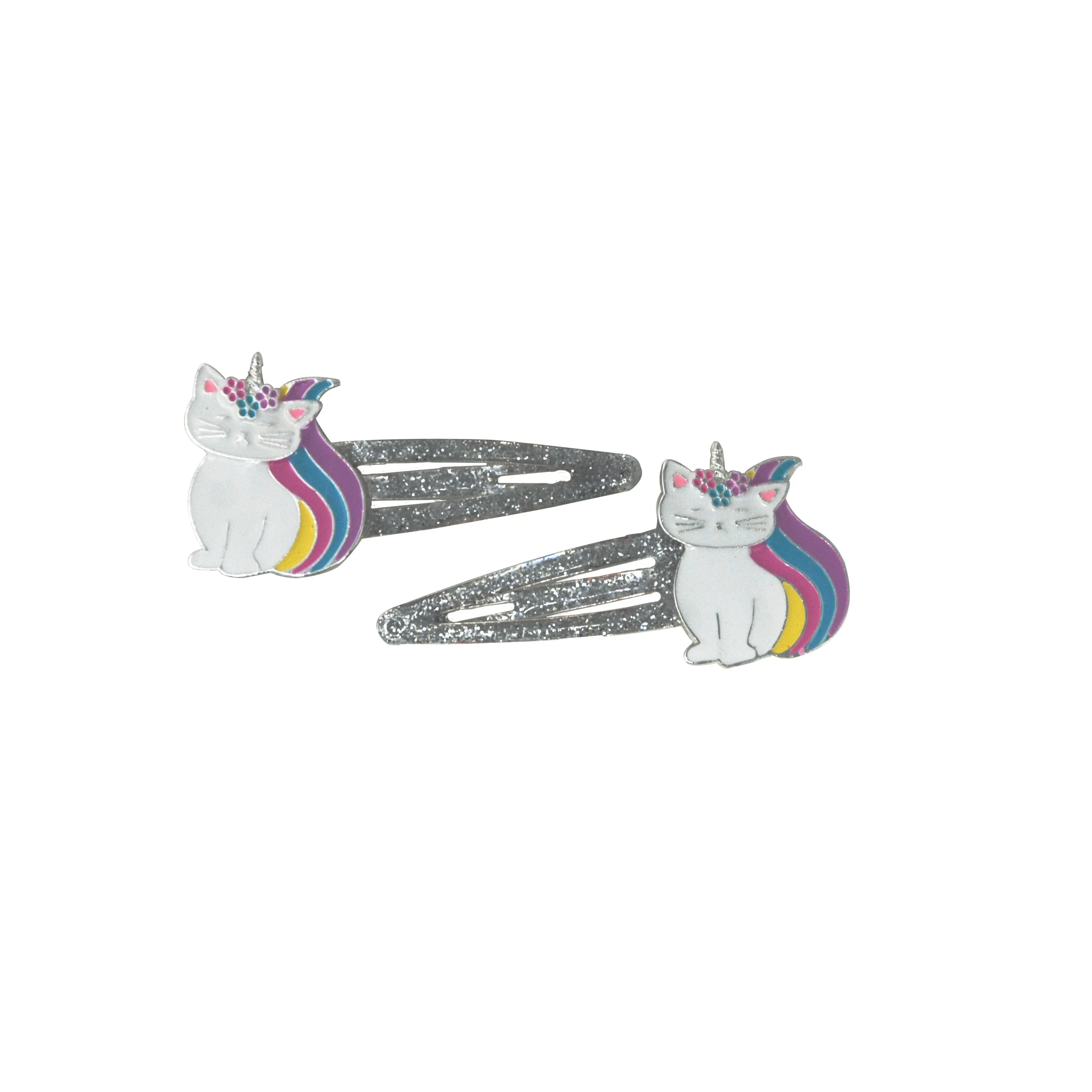 Pink Poppy Rainbow Caticorn Snapclips Assorted Styles