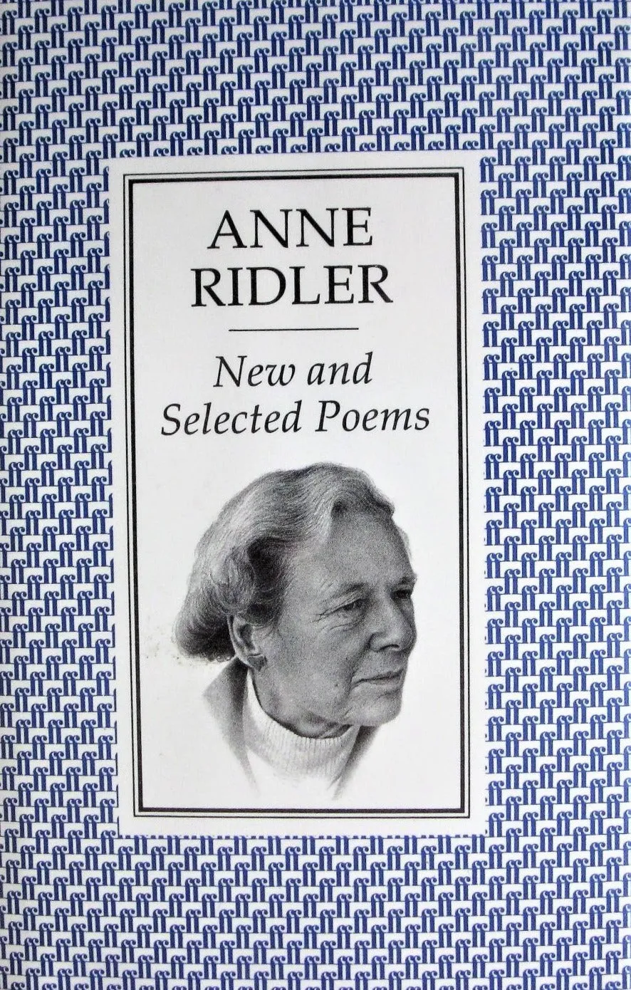 Ridler, Anne: New & Selected Poems [used paperback]