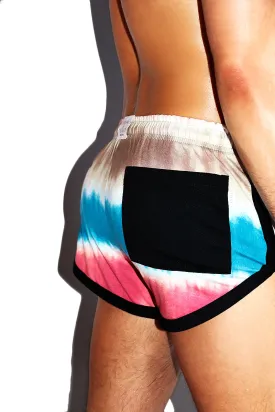 Road Tripping Running Shorts- Blue