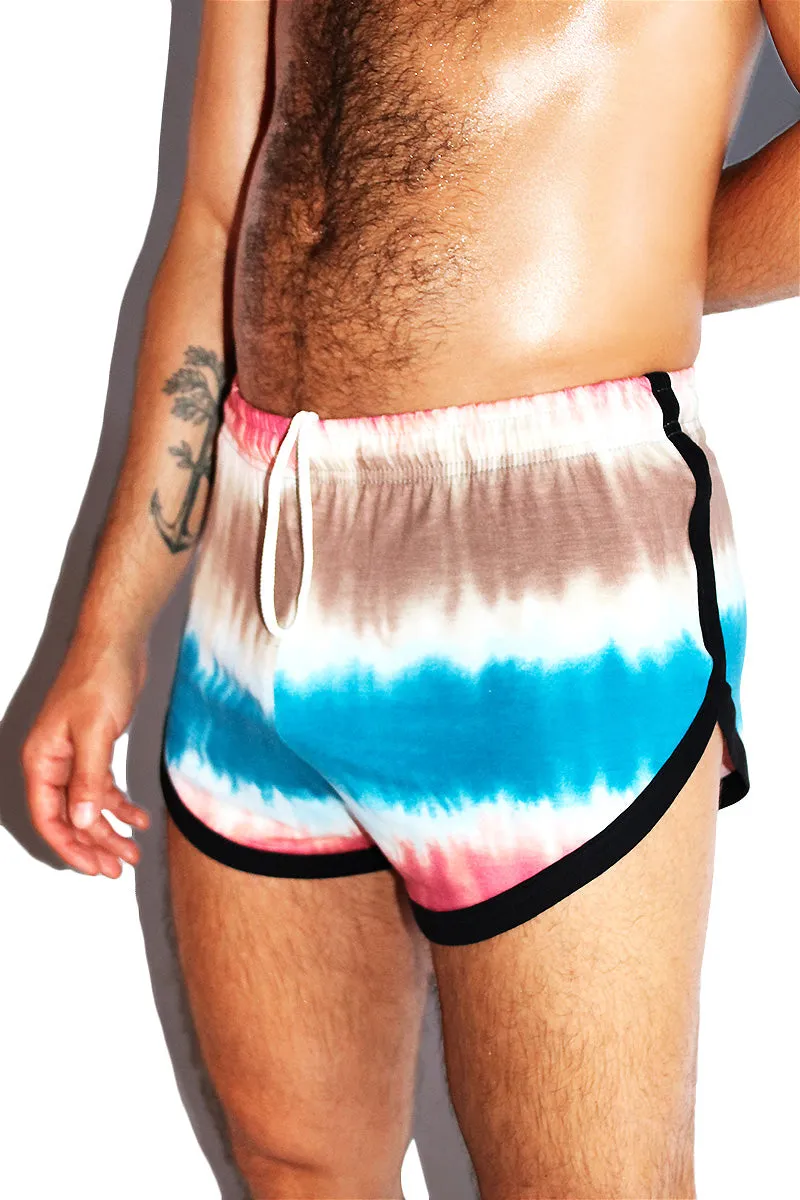 Road Tripping Running Shorts- Blue