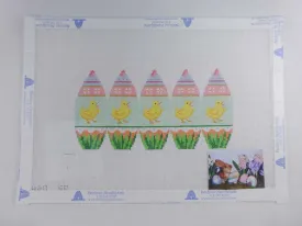 Susan Roberts Needlepoint Designs 0420 Banded Chicks