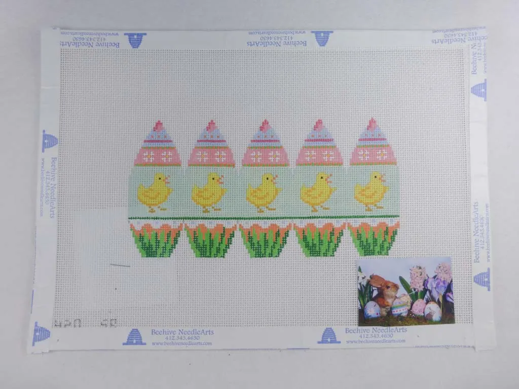 Susan Roberts Needlepoint Designs 0420 Banded Chicks