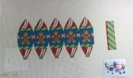 Susan Roberts Needlepoint Designs 5258 Gingerbread Hot Air Balloon