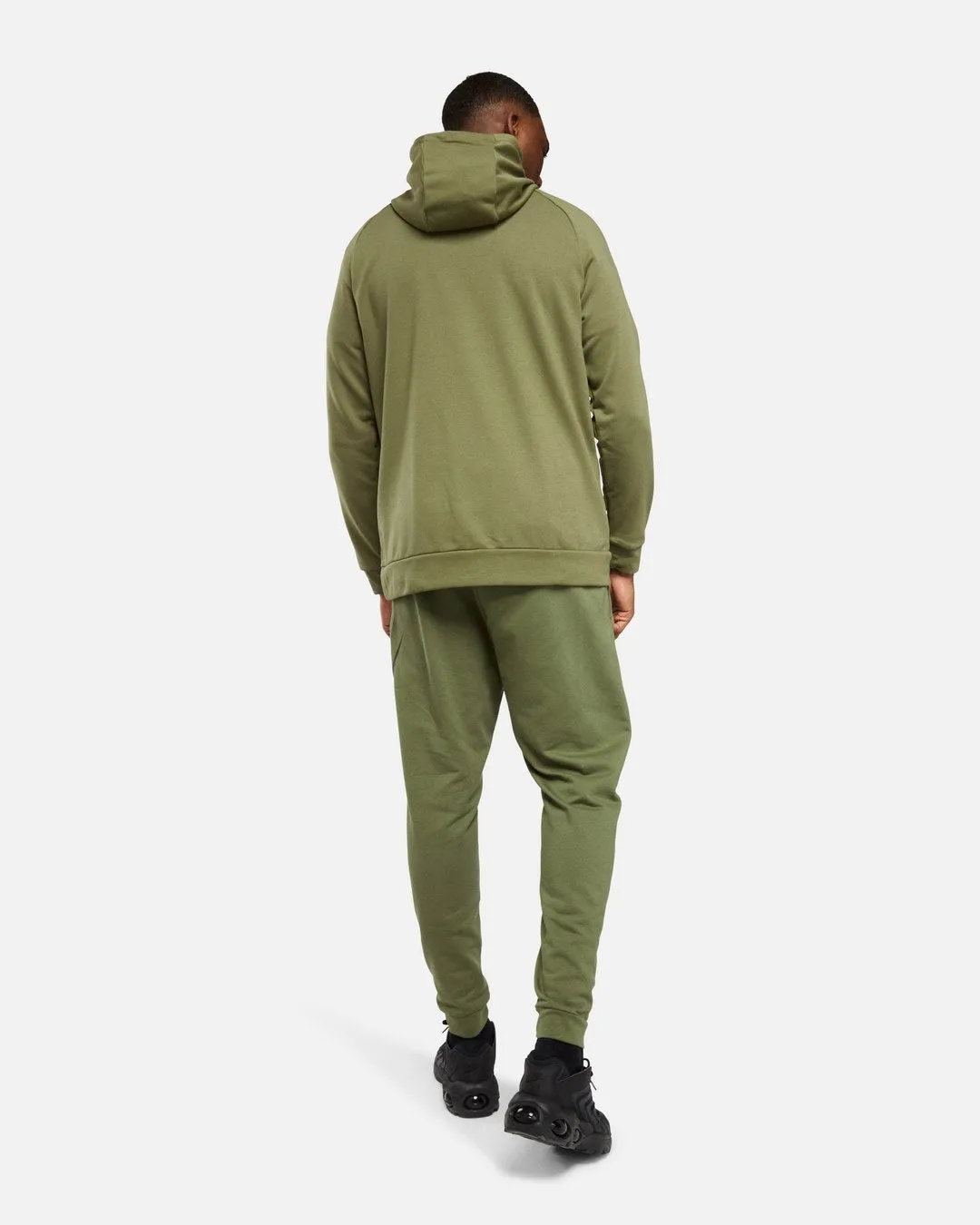 Sweat a capuche Nike Dry Graphic - Kaki/Noir