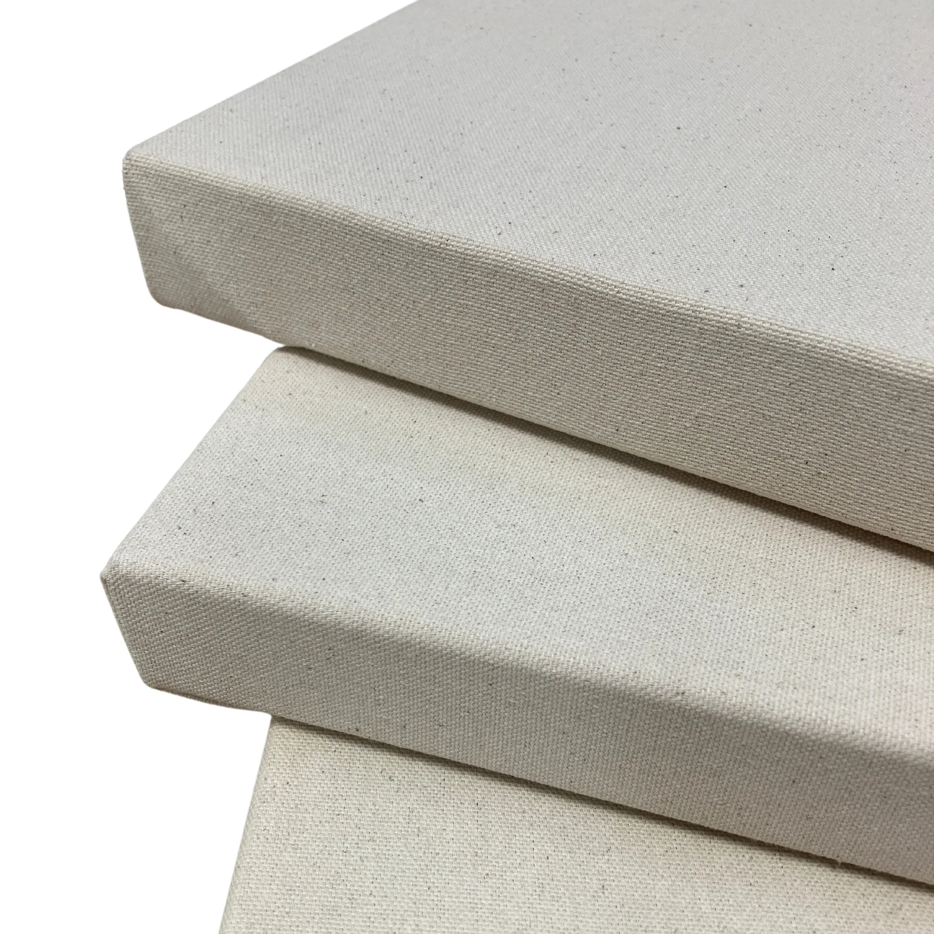 Unprimed Artists' Canvas - Standard 3/4" Width - Hand-stretched